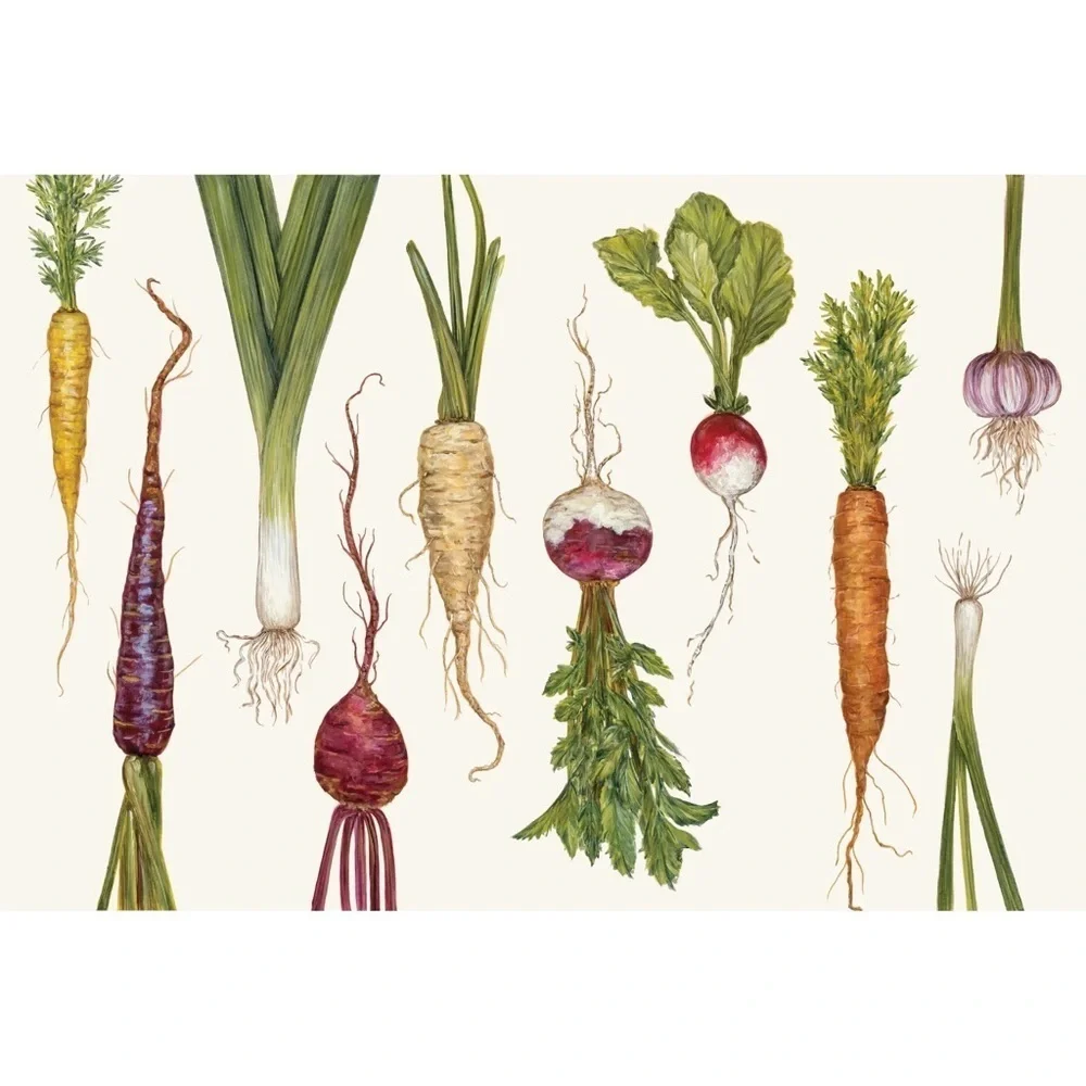 Hester & Cook Natural Farmers' Market Placemats 22 Sheets